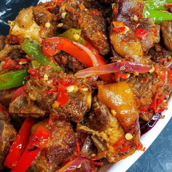 Peppered Goat Meat